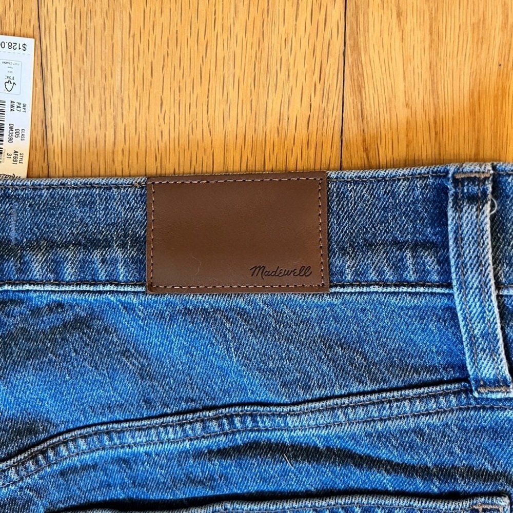 Madwell Perfect Vintage Jean Raw Hem 31 medium wash - Picture 9 of 12